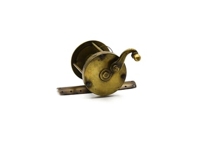 Early Brass Multiplying Casting Reel