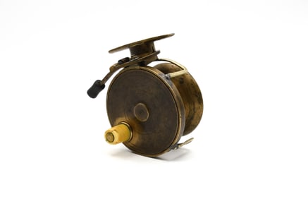 Early Brass "Sidecaster" Reel