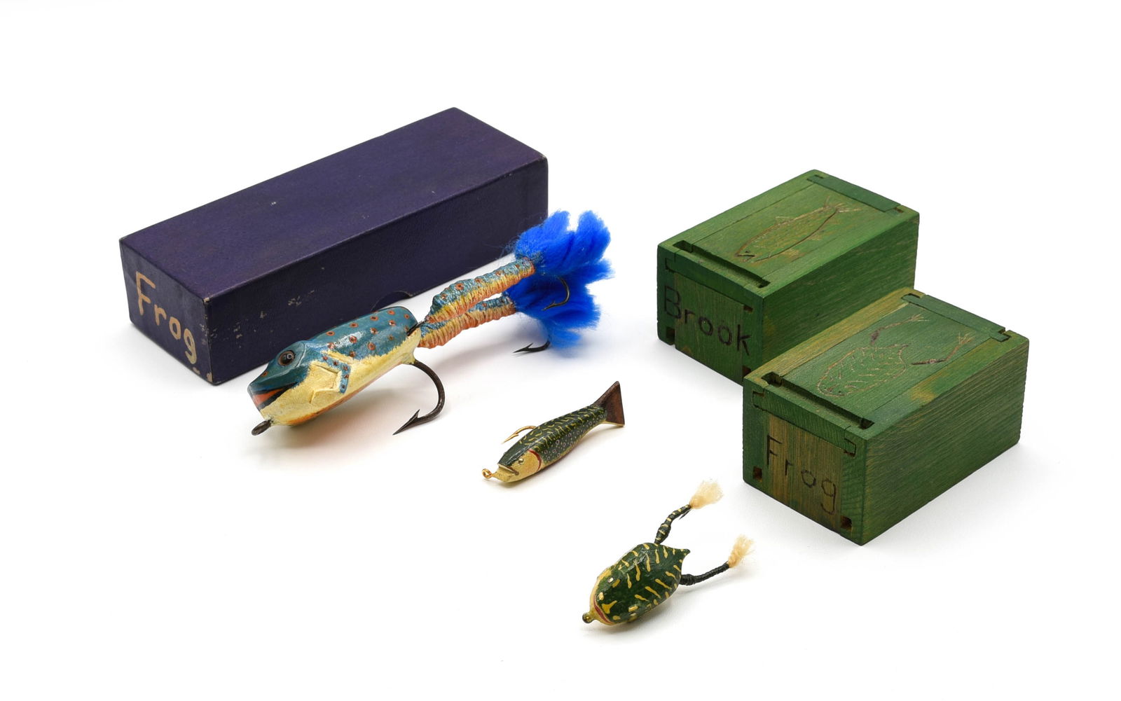 Vintage Ray Hansen Frogs & Trout Lures (1 of 3)