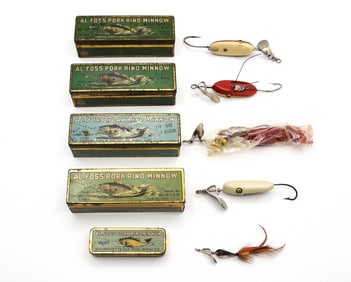 Al Foss Tin Lure Boxes