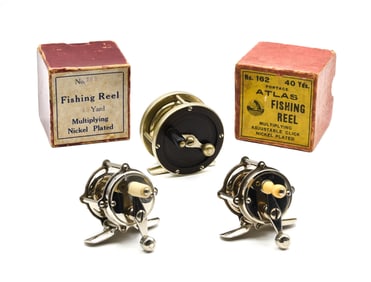 3 Vintage Pflueger Trout Reels