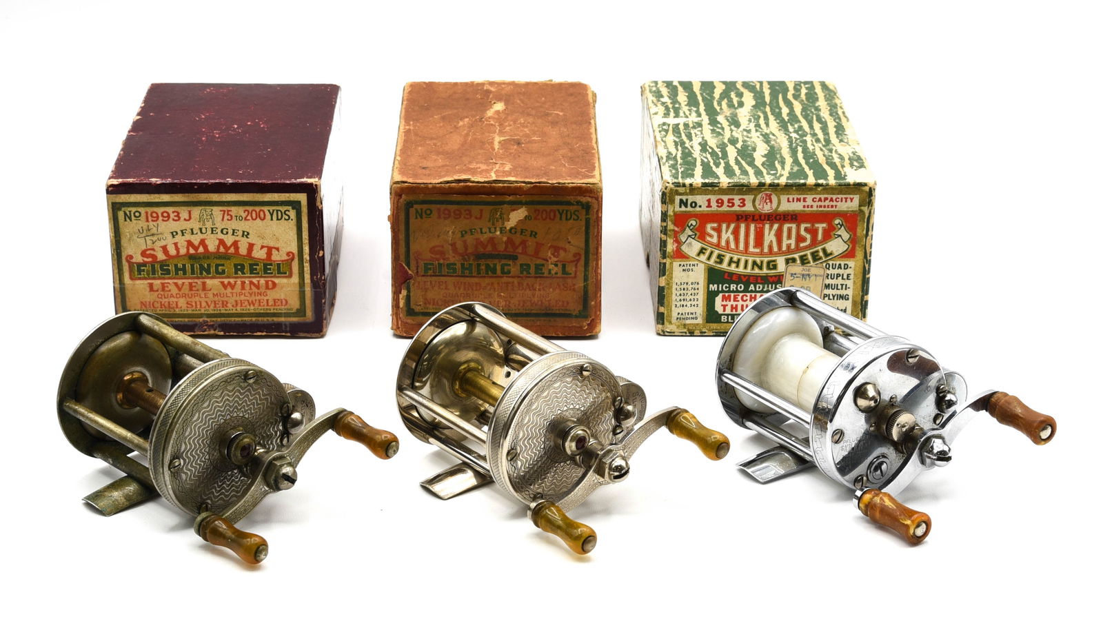 Boxed Pflueger Casting Reels (1 of 2)