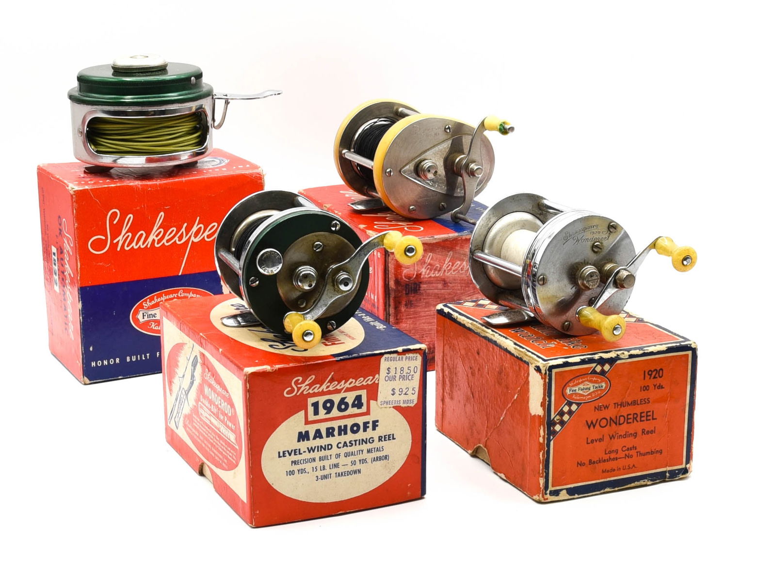 4 Boxed Shakespeare Casting Reels (1 of 1)