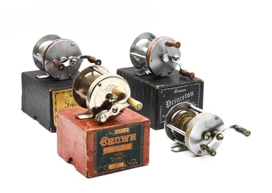 4 Vintage Casting Reels