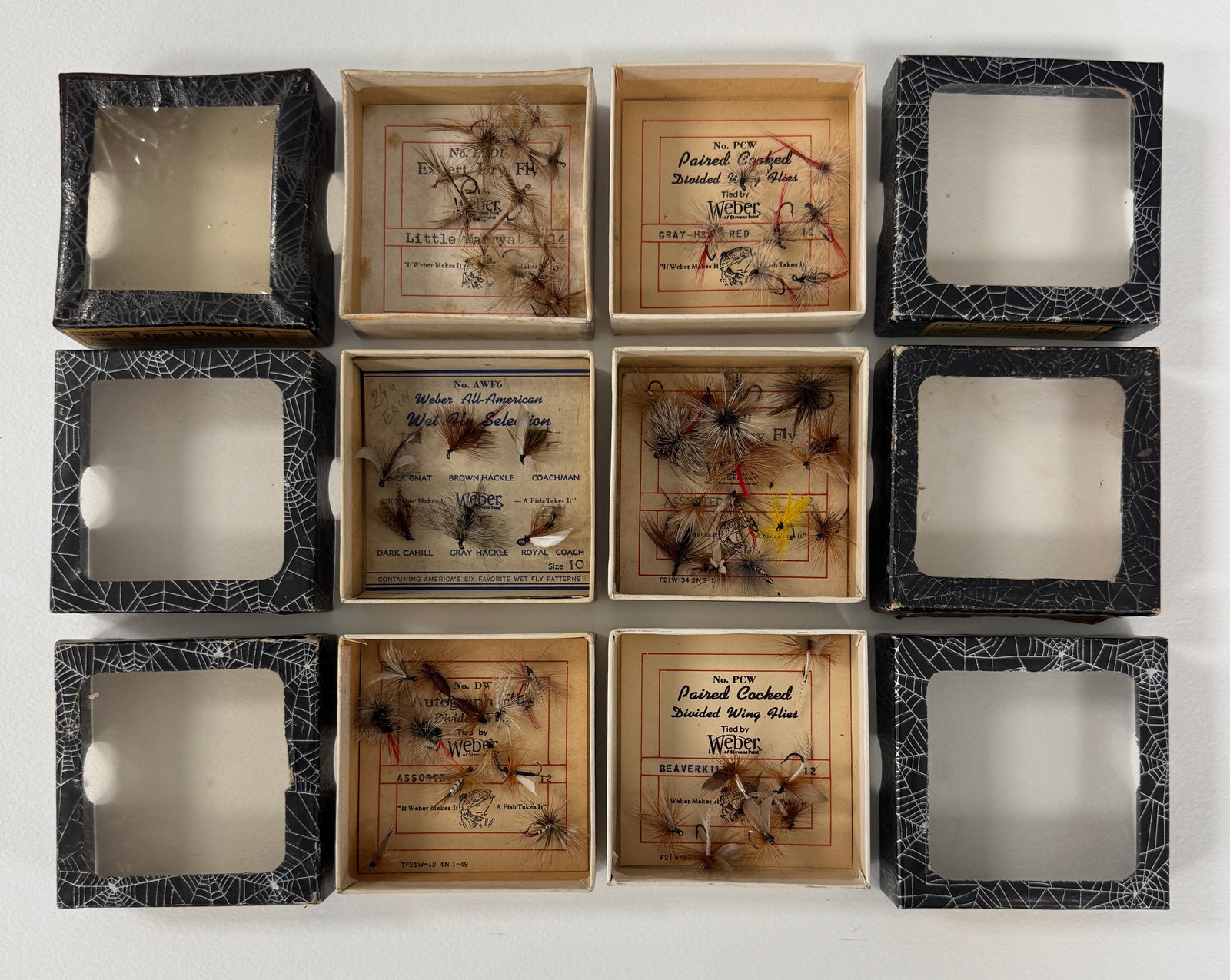 Early Boxed Weber Flies (1 of 2)