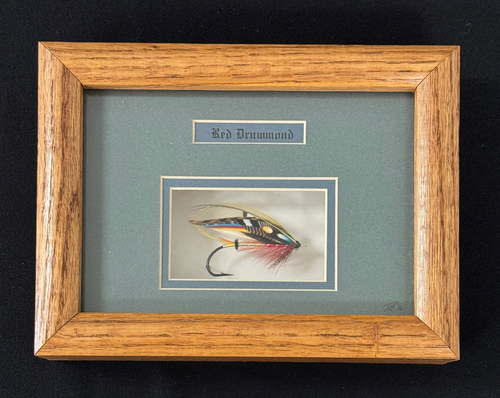 Framed Bill Hrinko Salmon Fly (1 of 2)