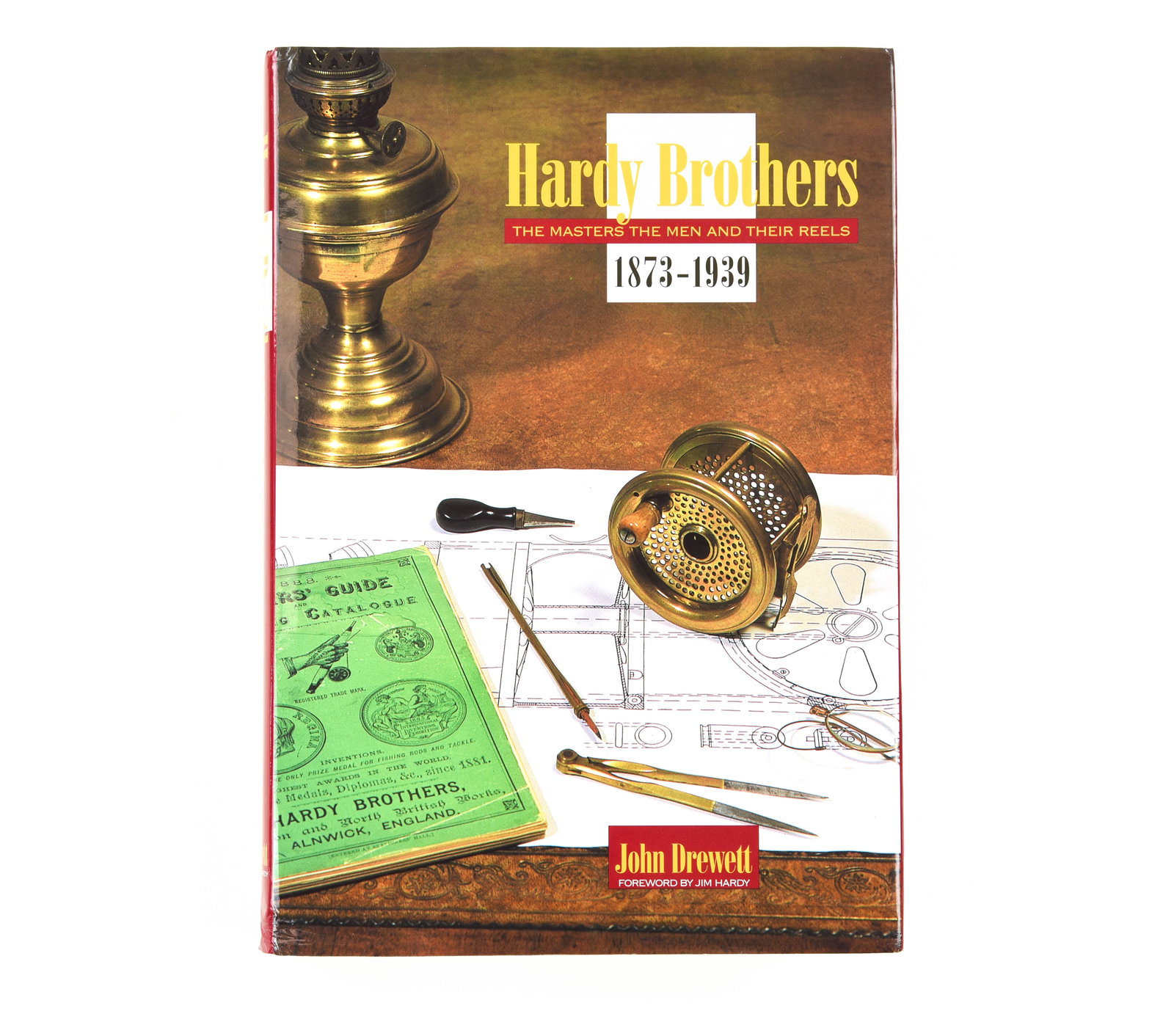 Hardy Brothers 1873-1939 - Drewett: Drewett, John - Hardy Brothers: The Masters, The Men and Their Reels 1873-1939 - 1998 - J&J Publishing. First edition, author signed inscription laid in, 586 pages, red cloth, silver gilt spine letter