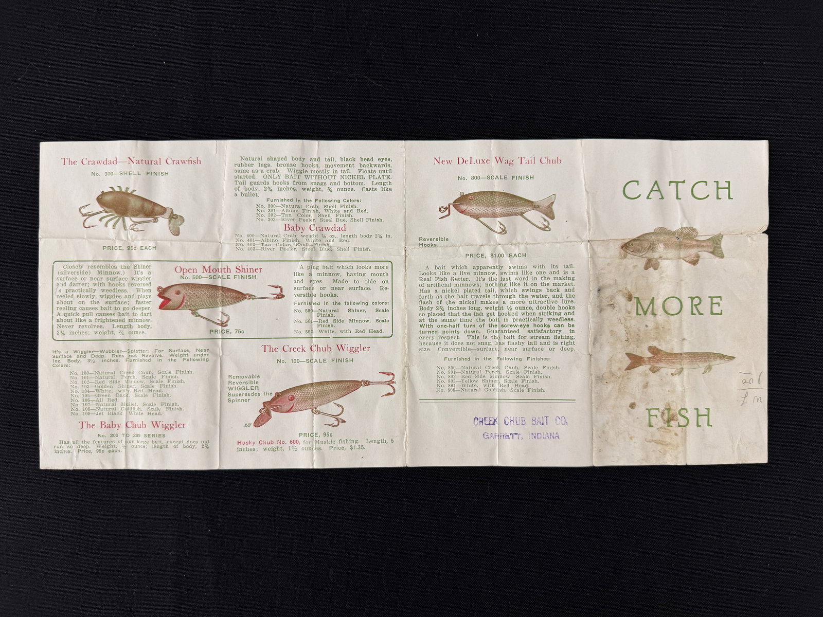 1922 Creek Chub Catalog (1 of 2)