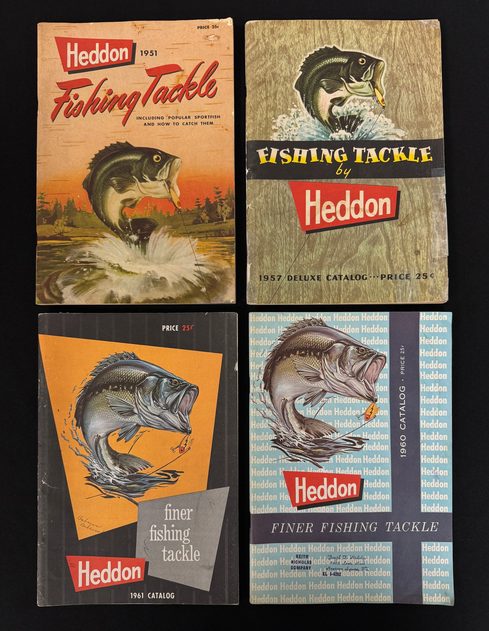 4 Vintage Heddon Catalogs (1 of 3)