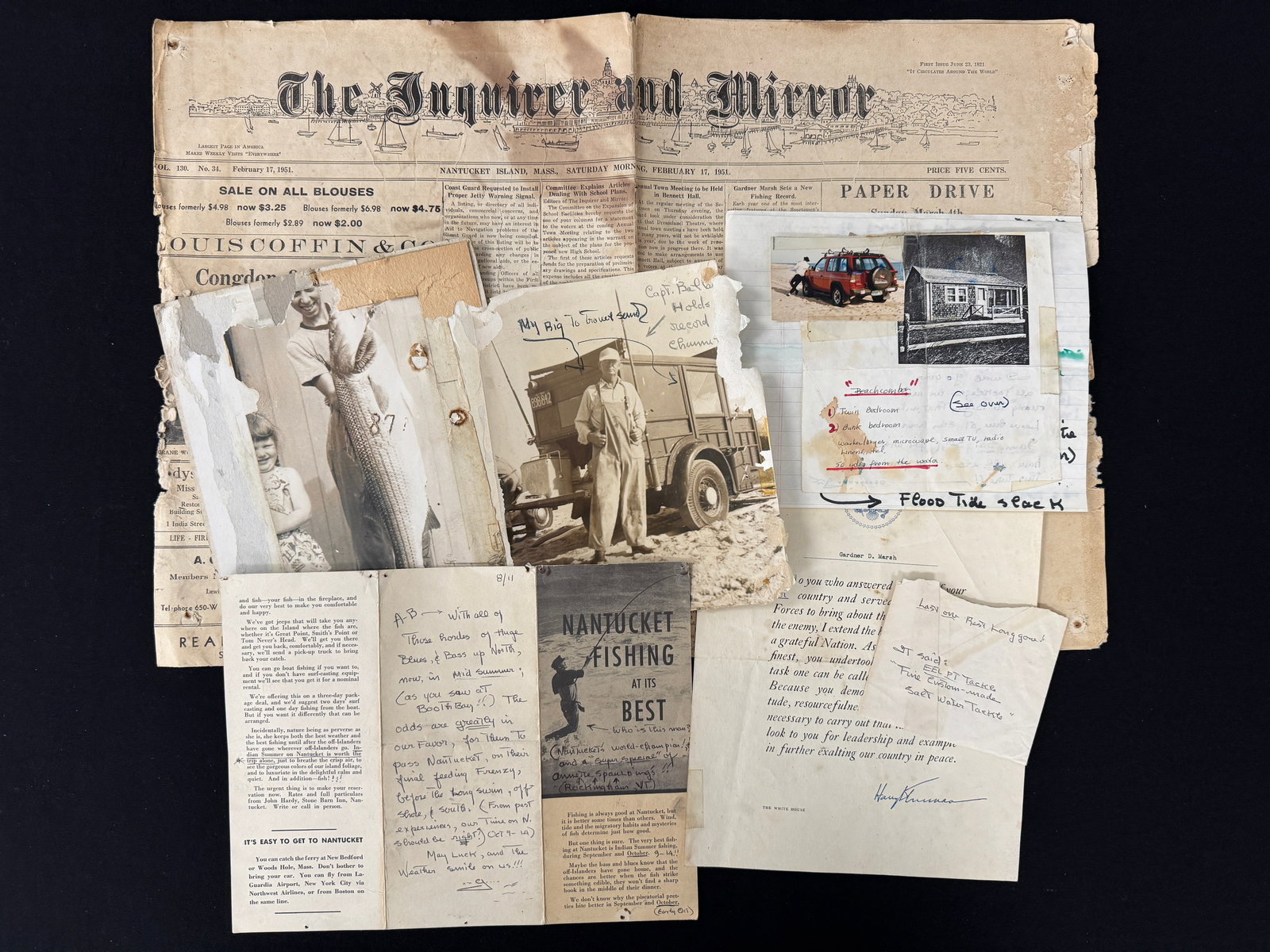 Vintage Gardner Marsh Ephemera (1 of 3)