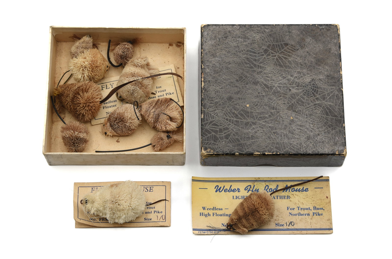 Vintage Weber Flyrod Mice (1 of 1)