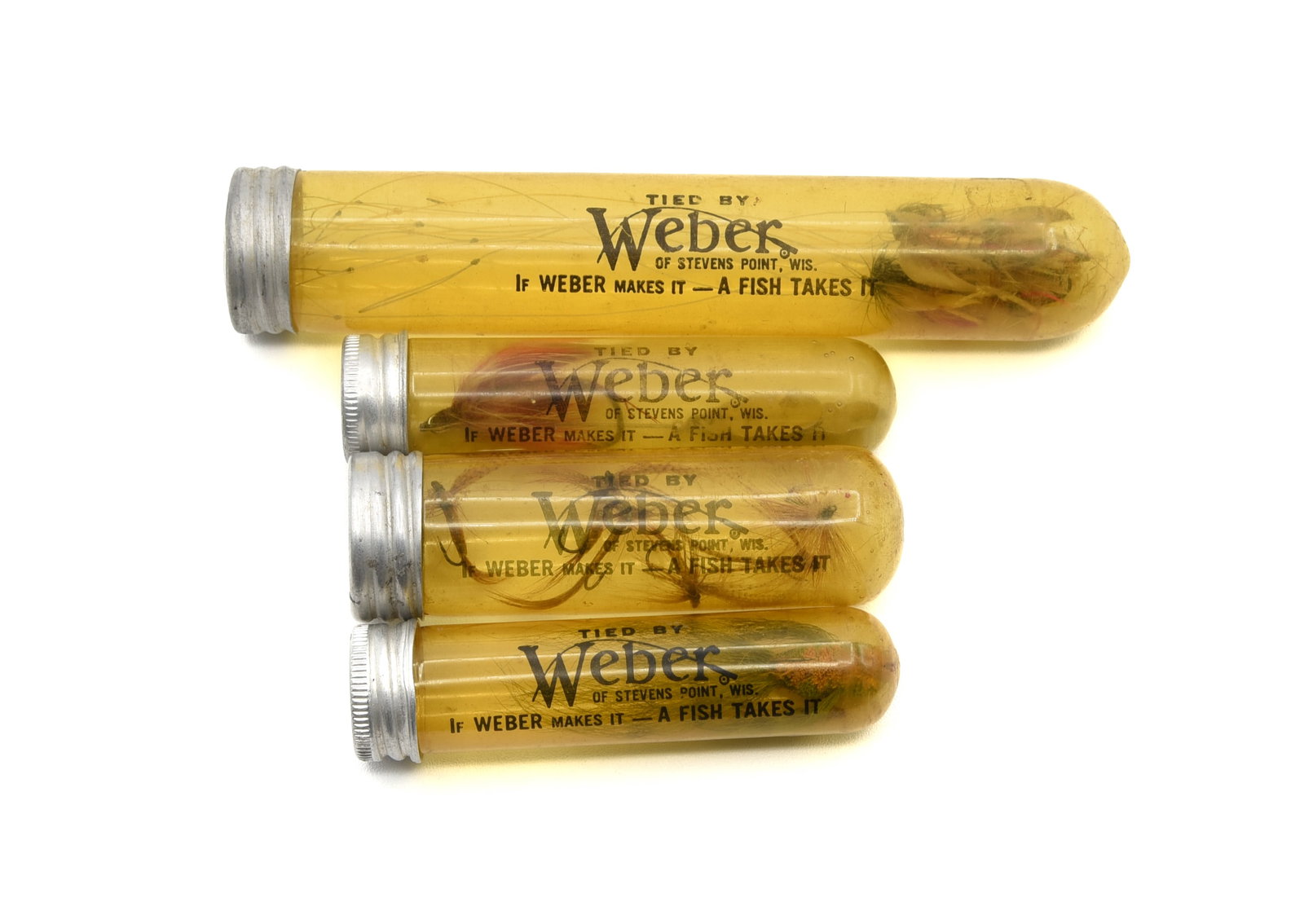 Early Weber Fly Tubes & Flies (1 of 1)