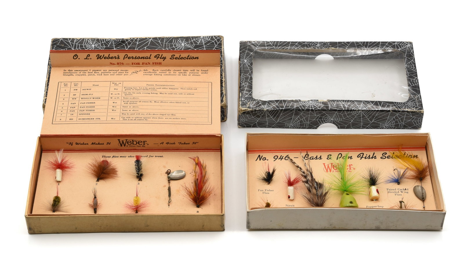 2 Early Weber "Selection" Boxes (1 of 1)