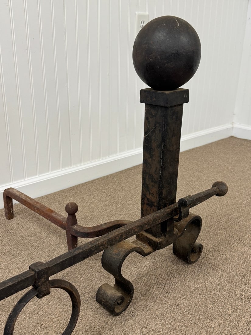 Cannonball Andirons - 3