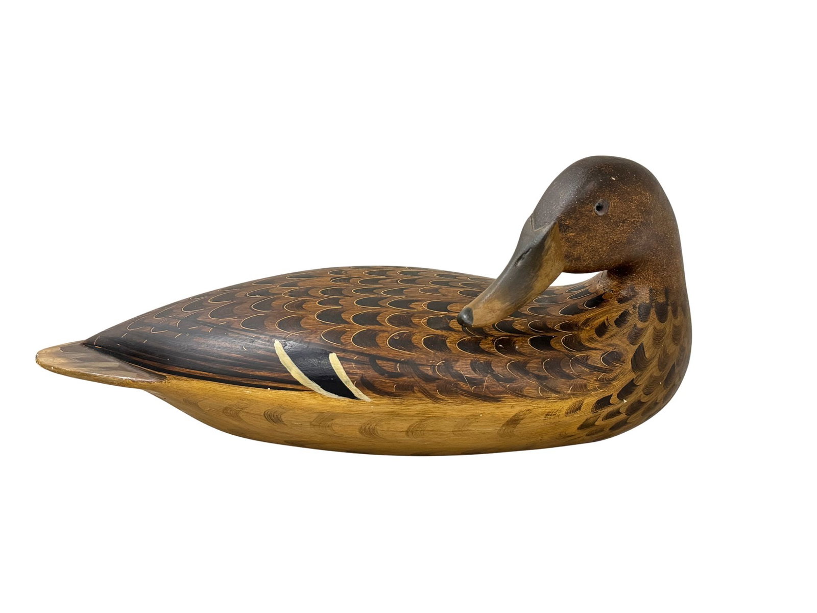 Robert Elliston (1849-1915) Preening Mallard Decoy (1 of 13)
