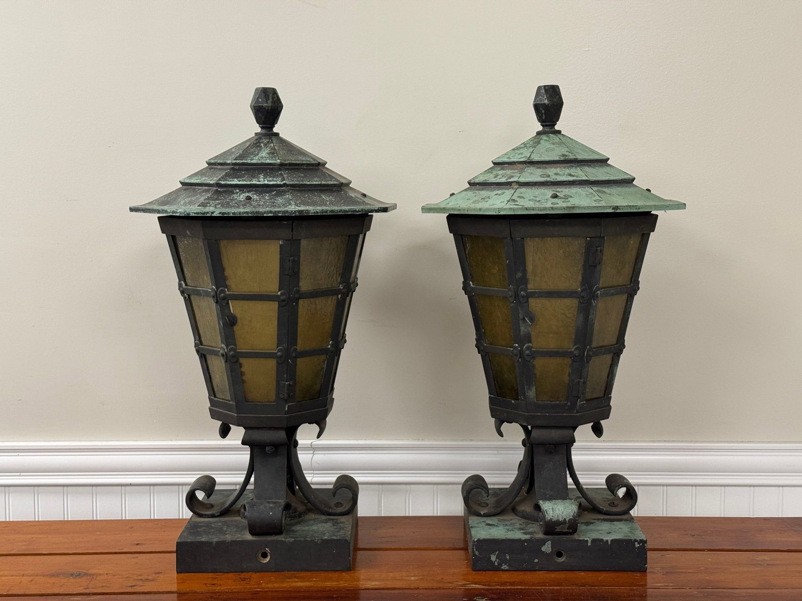 Copper Arts & Crafts Outdoor Light Fixtures (1 of 8)