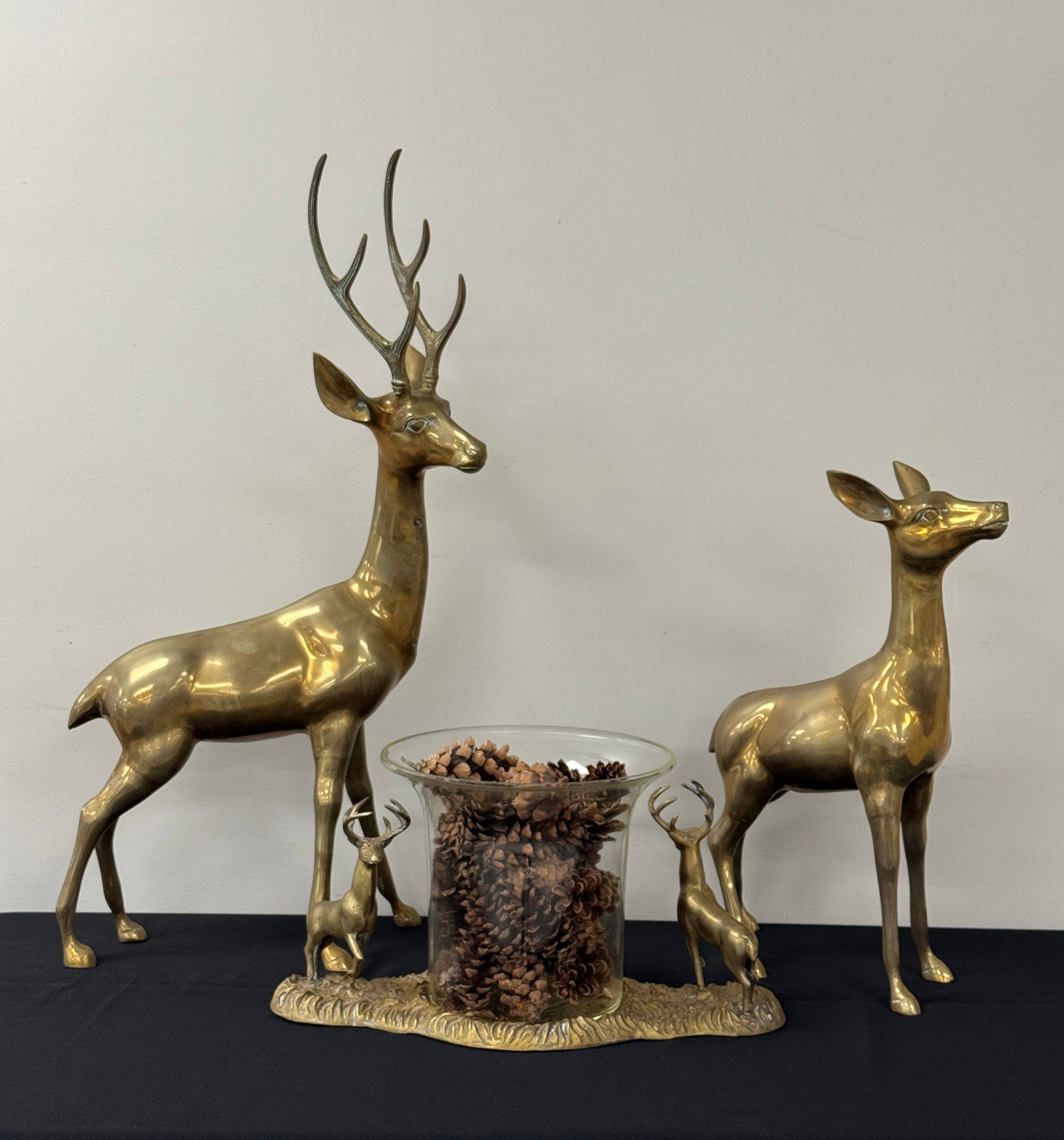 Brass Deer Decor from Camp Deerlands (1 of 3)