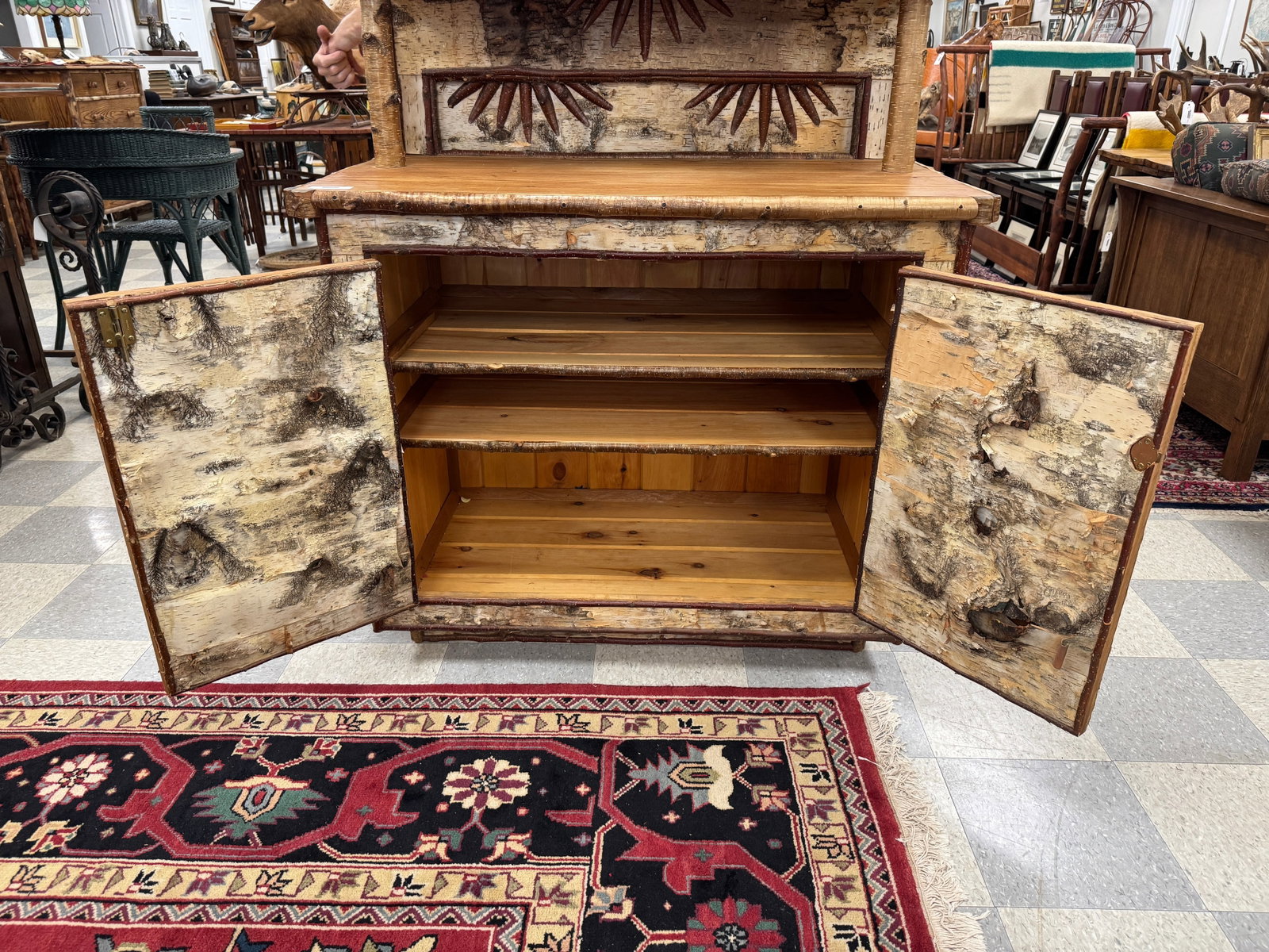 Adirondack Step Back Hutch by Jim Howard - 7