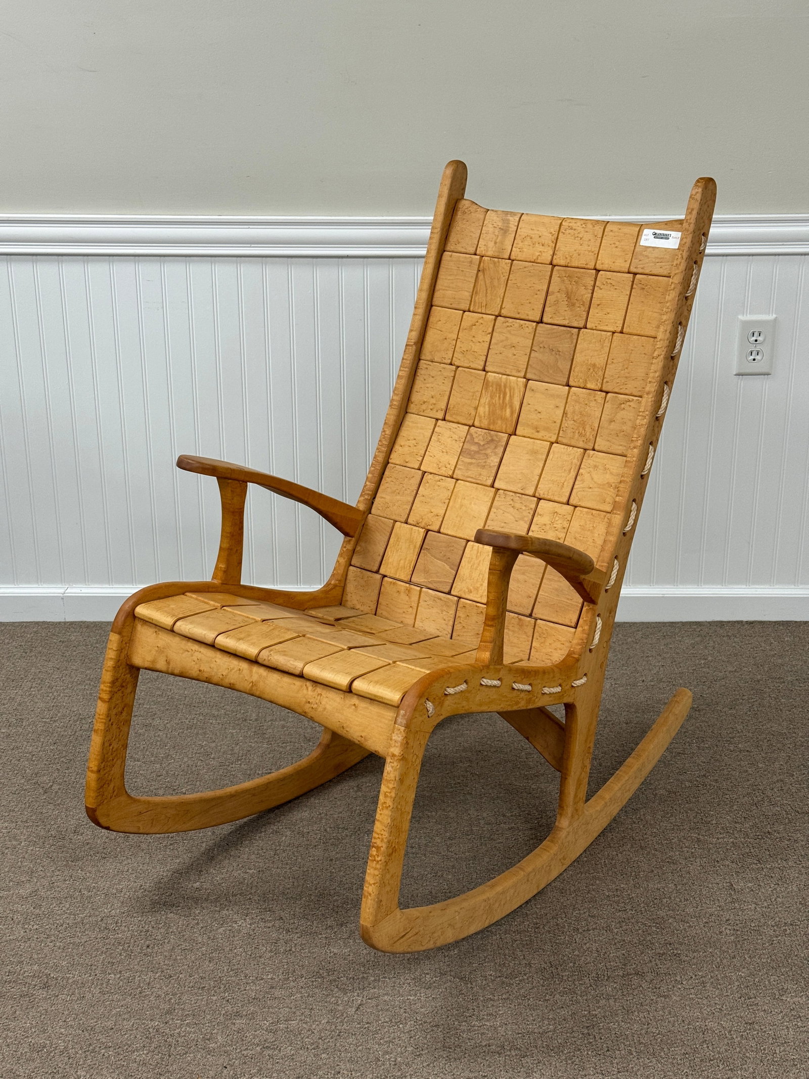 Birds Eye Maple Vermont Folk Rocker (1 of 4)