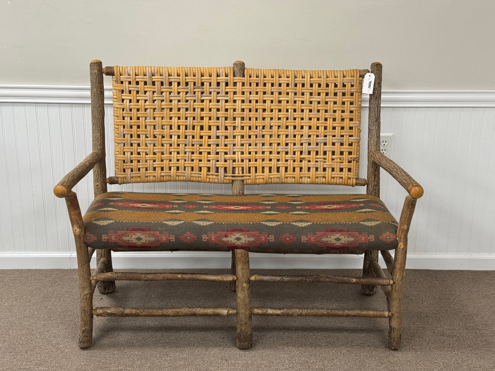 Contemporary Old Hickory Settee (1 of 4)