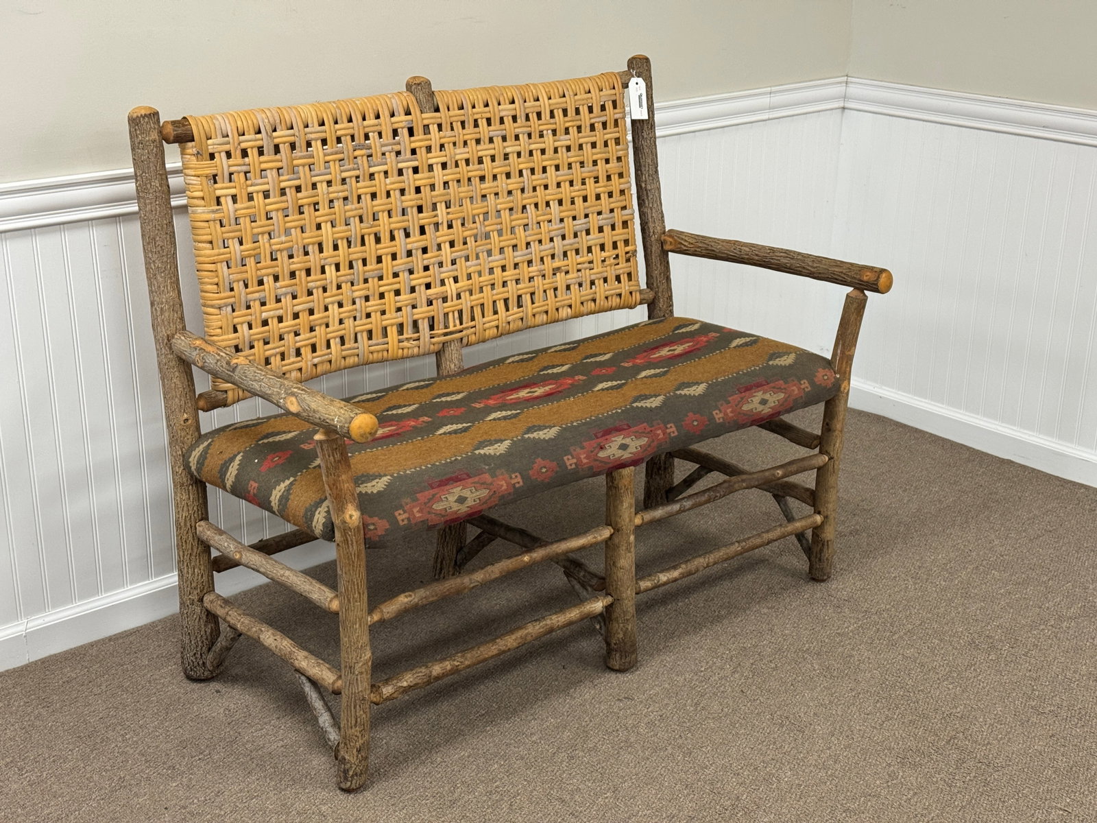 Contemporary Old Hickory Settee - 2