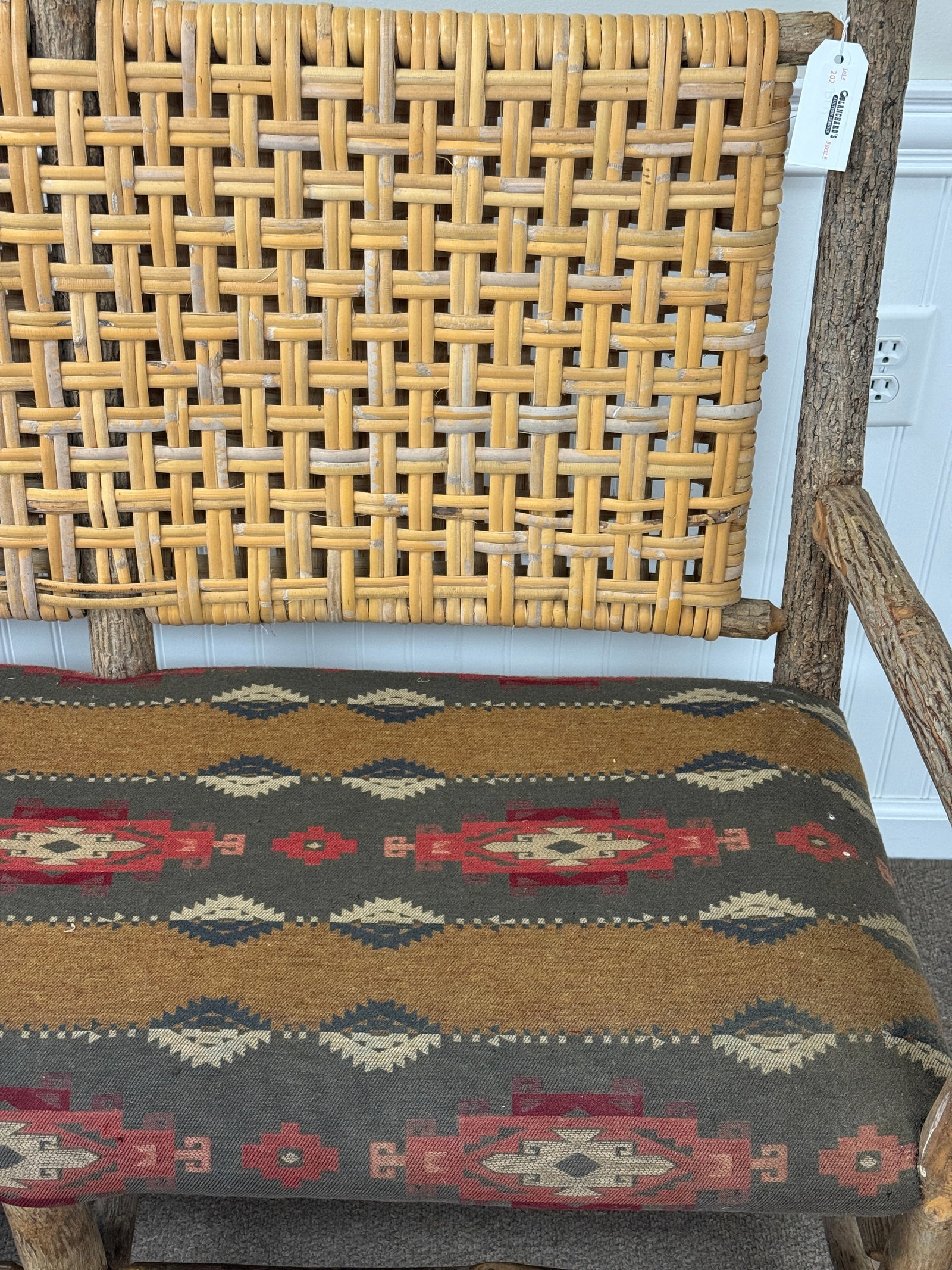 Contemporary Old Hickory Settee - 3