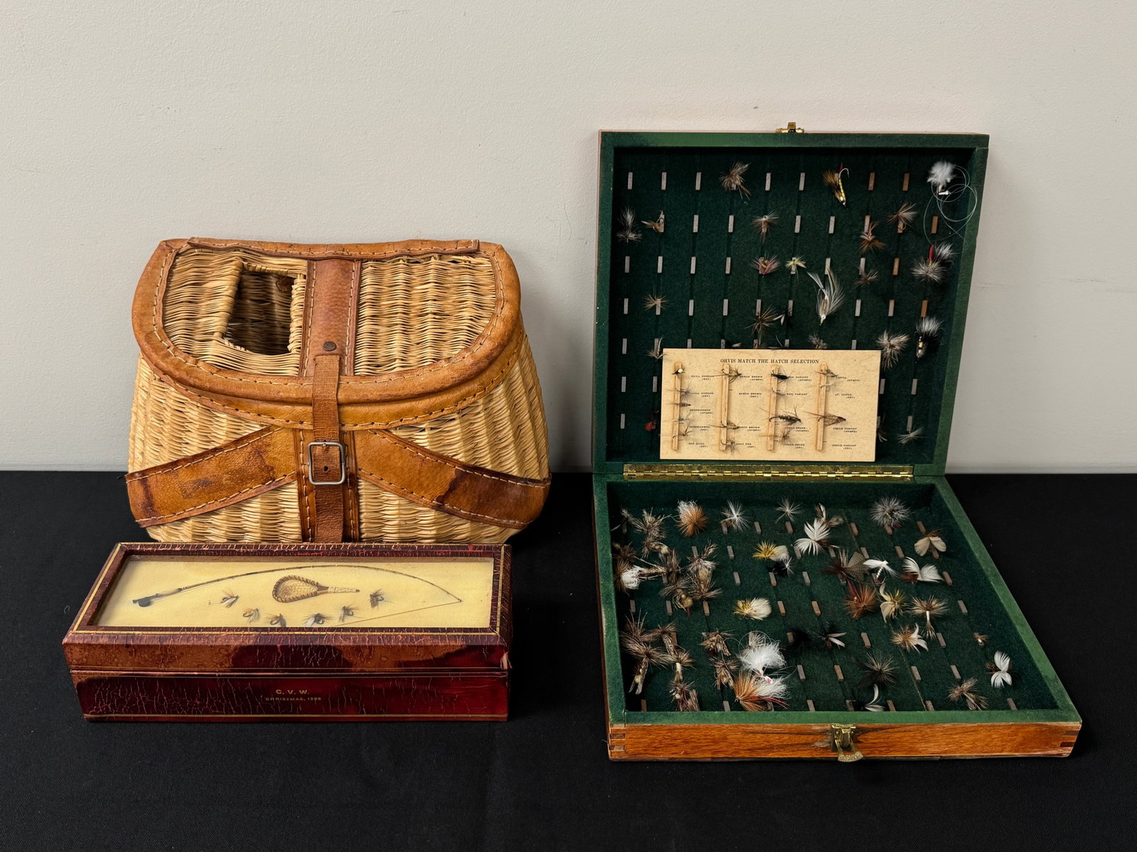 C.V. Whitney's 1939 Fly Fishing Display Box (1 of 6)