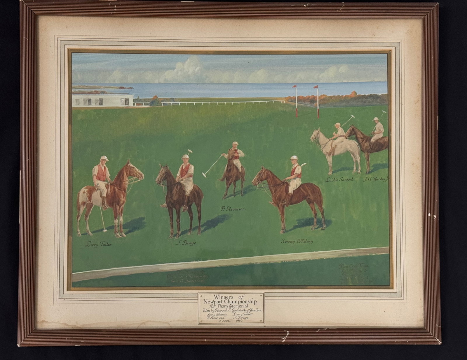 1916 Whitney Polo Painting (1 of 10)