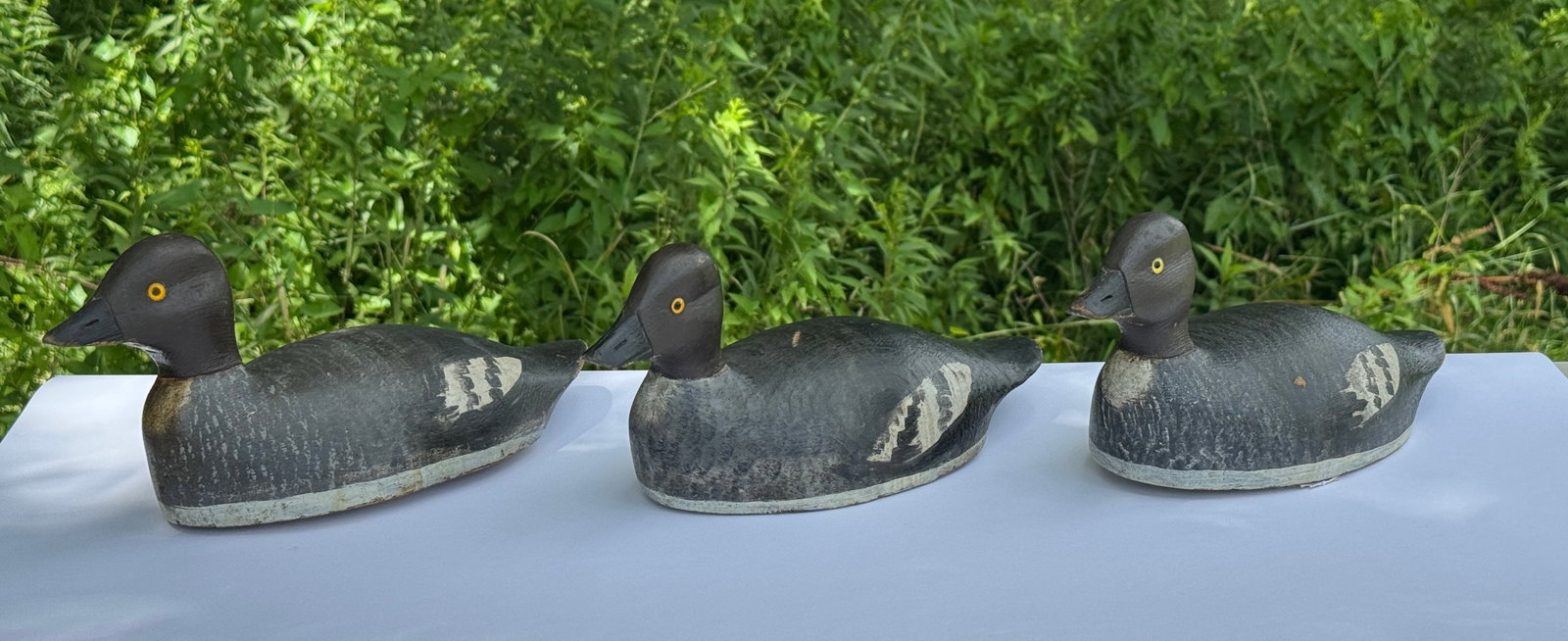 3 St. Lawrence River Hen Goldeneye Duck Decoys (1 of 4)