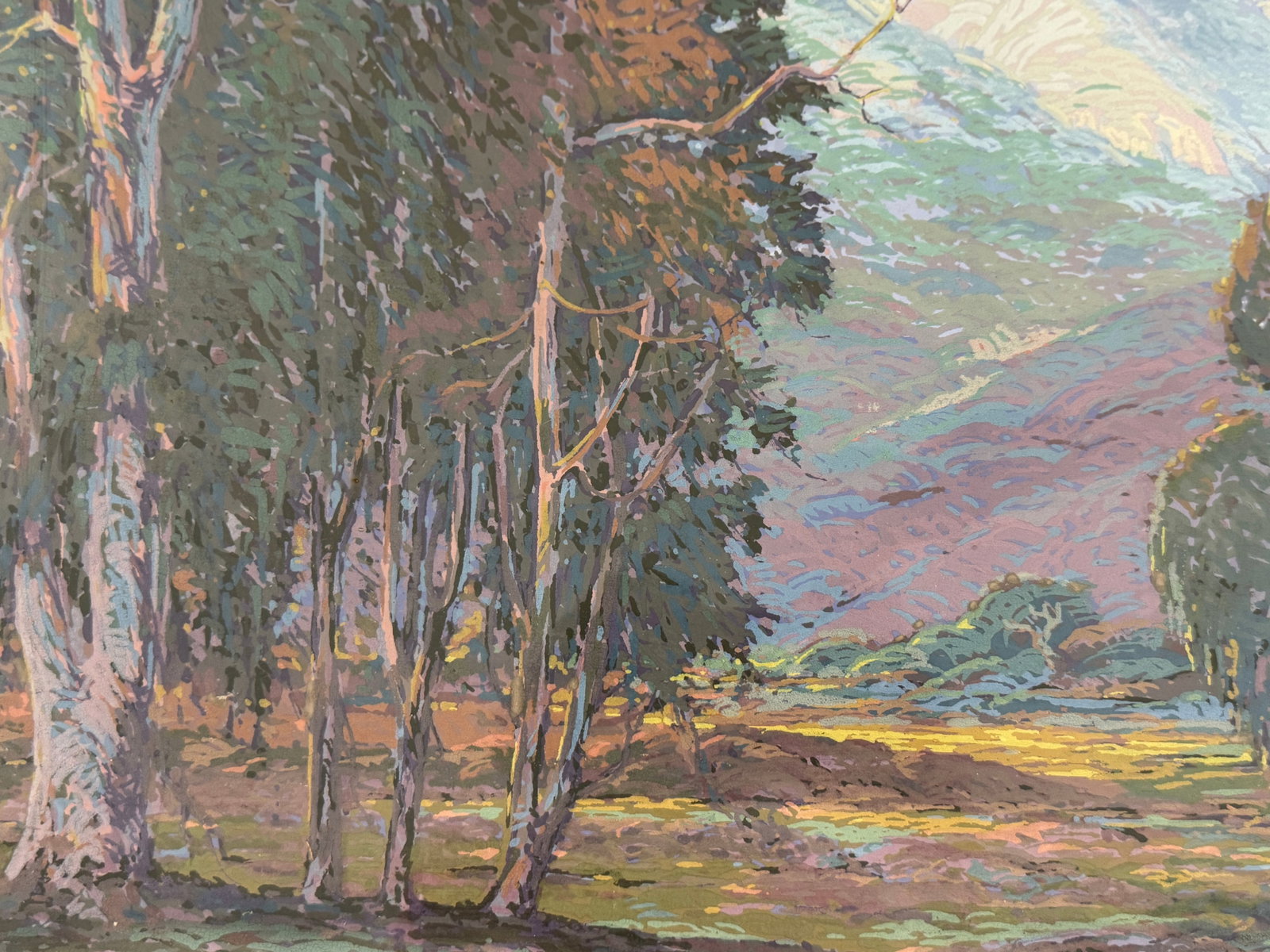 F. Grayson Sayre Landscape Serigraph - 3
