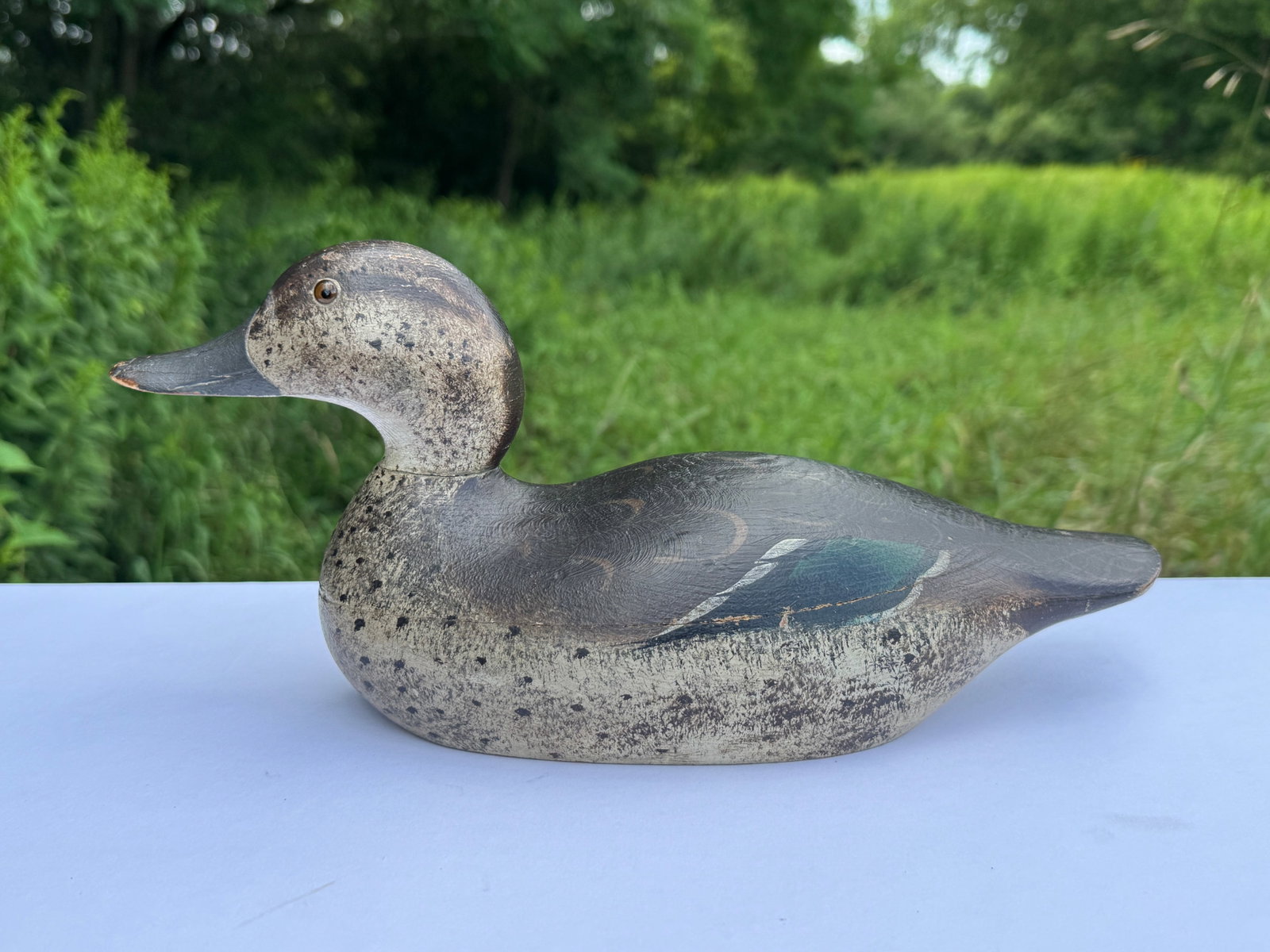 Mason Hen Teal Duck Decoy (1 of 5)
