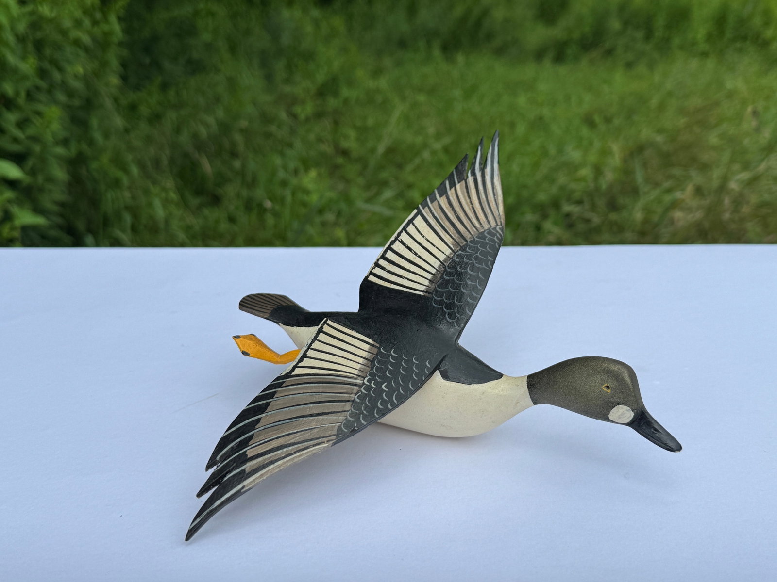 Roy Conklin Flying Drake Whistler Duck Carving (1 of 3)