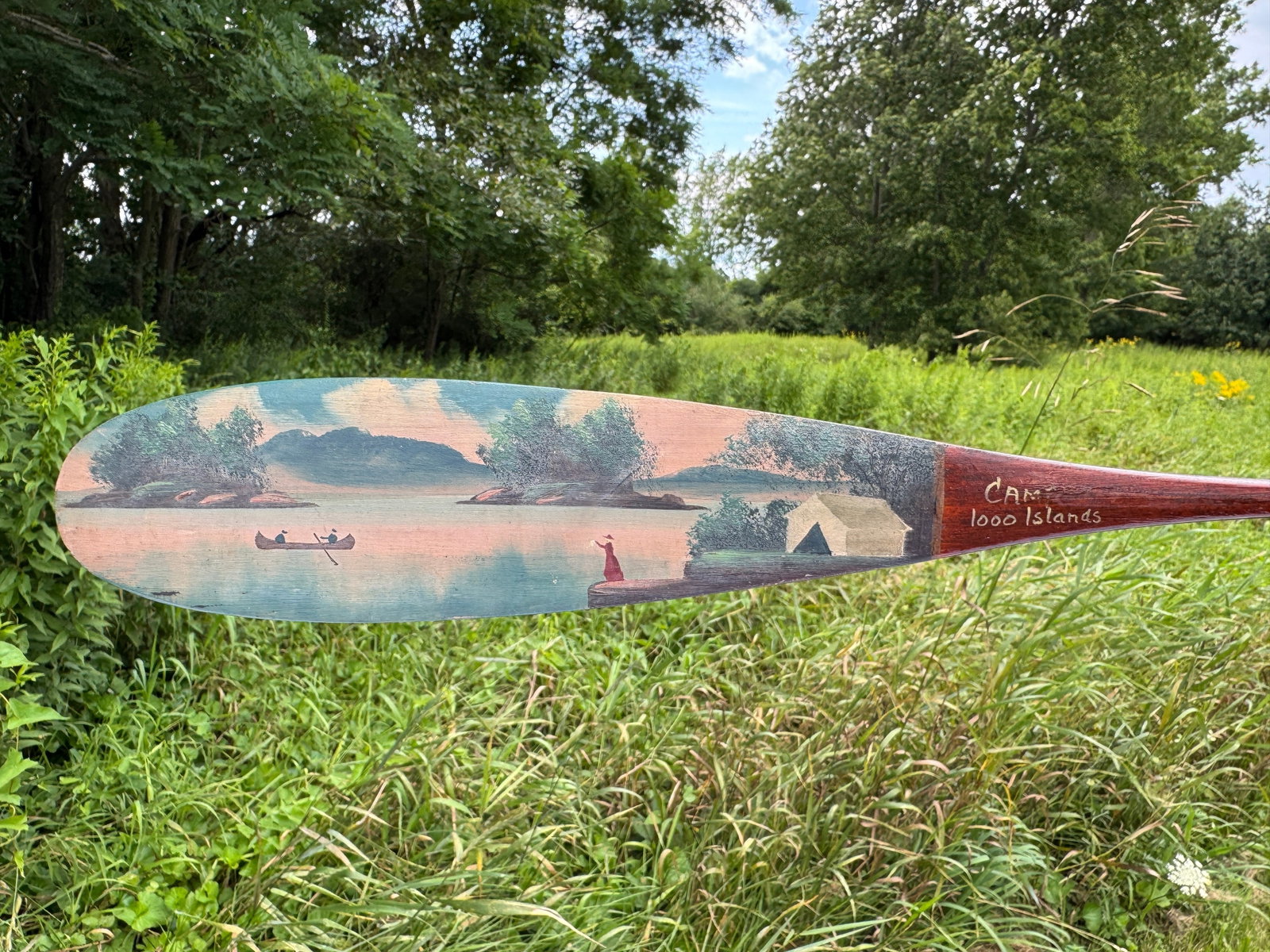 Keech Souvenir Paddle "Camping Thousand Islands" (1 of 3)