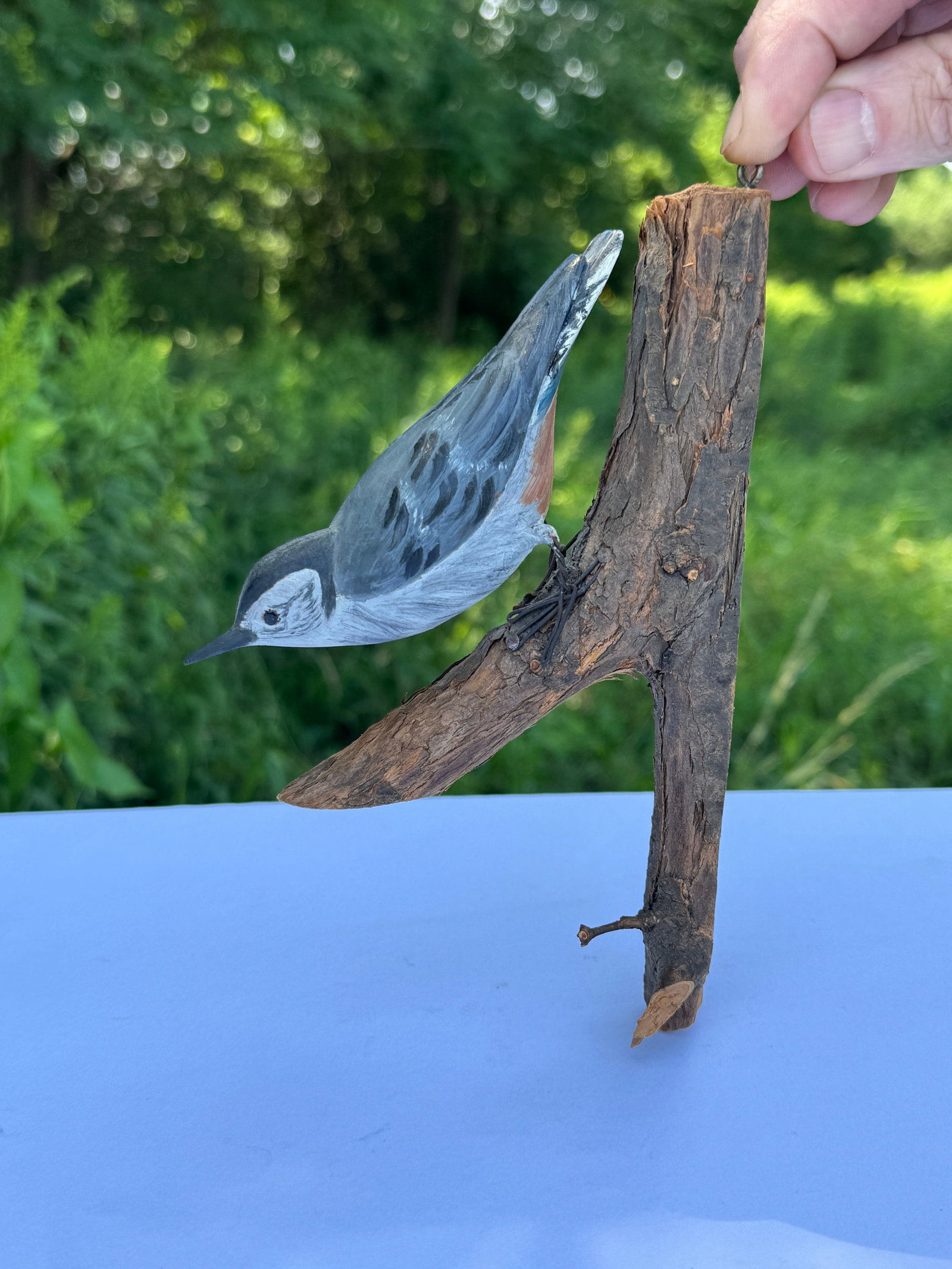 Hazel Tyrrell Hut Hatch Folk Art Bird Carving (1 of 4)