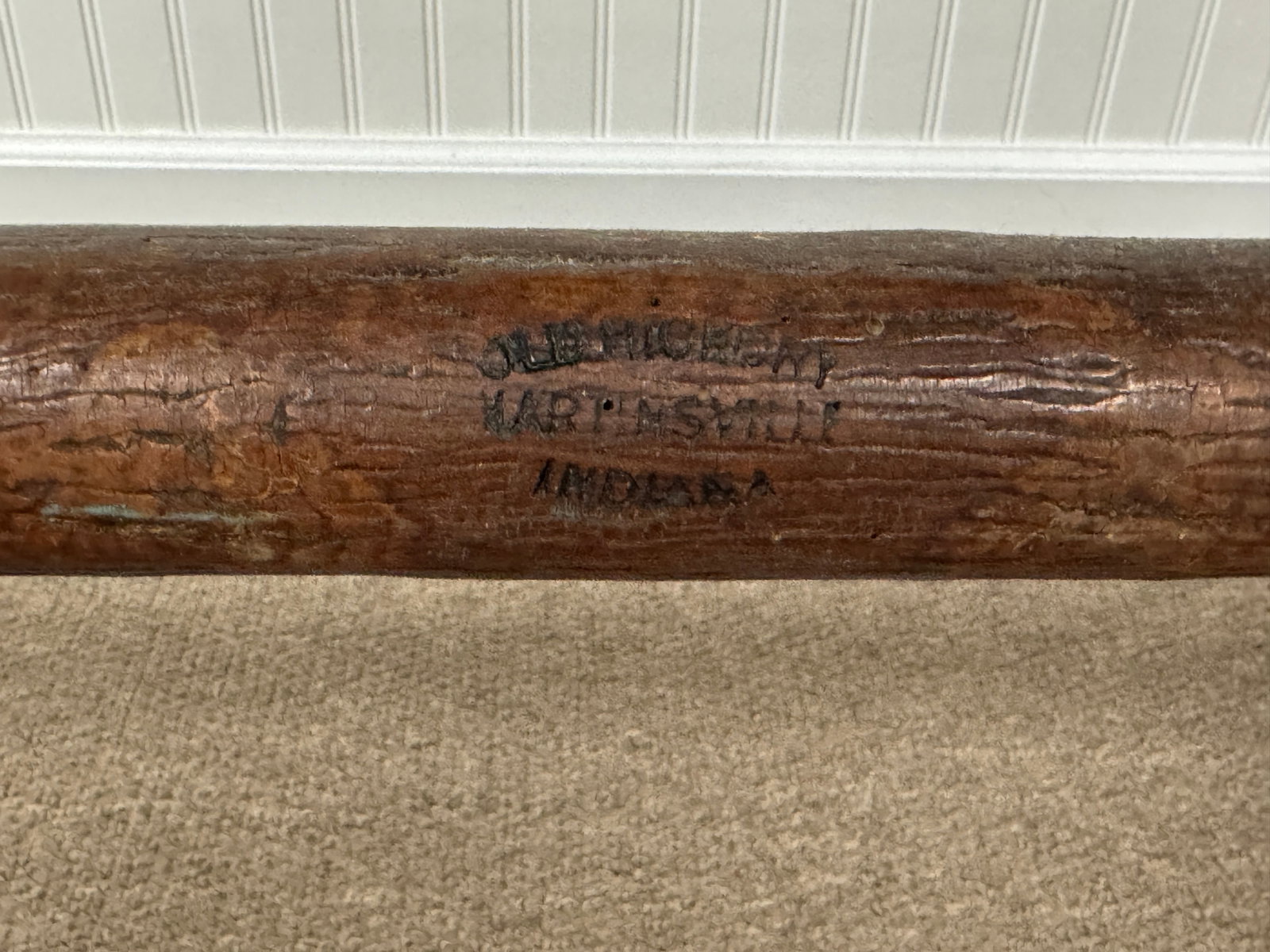 Old Hickory Branded Trestle Table - 5