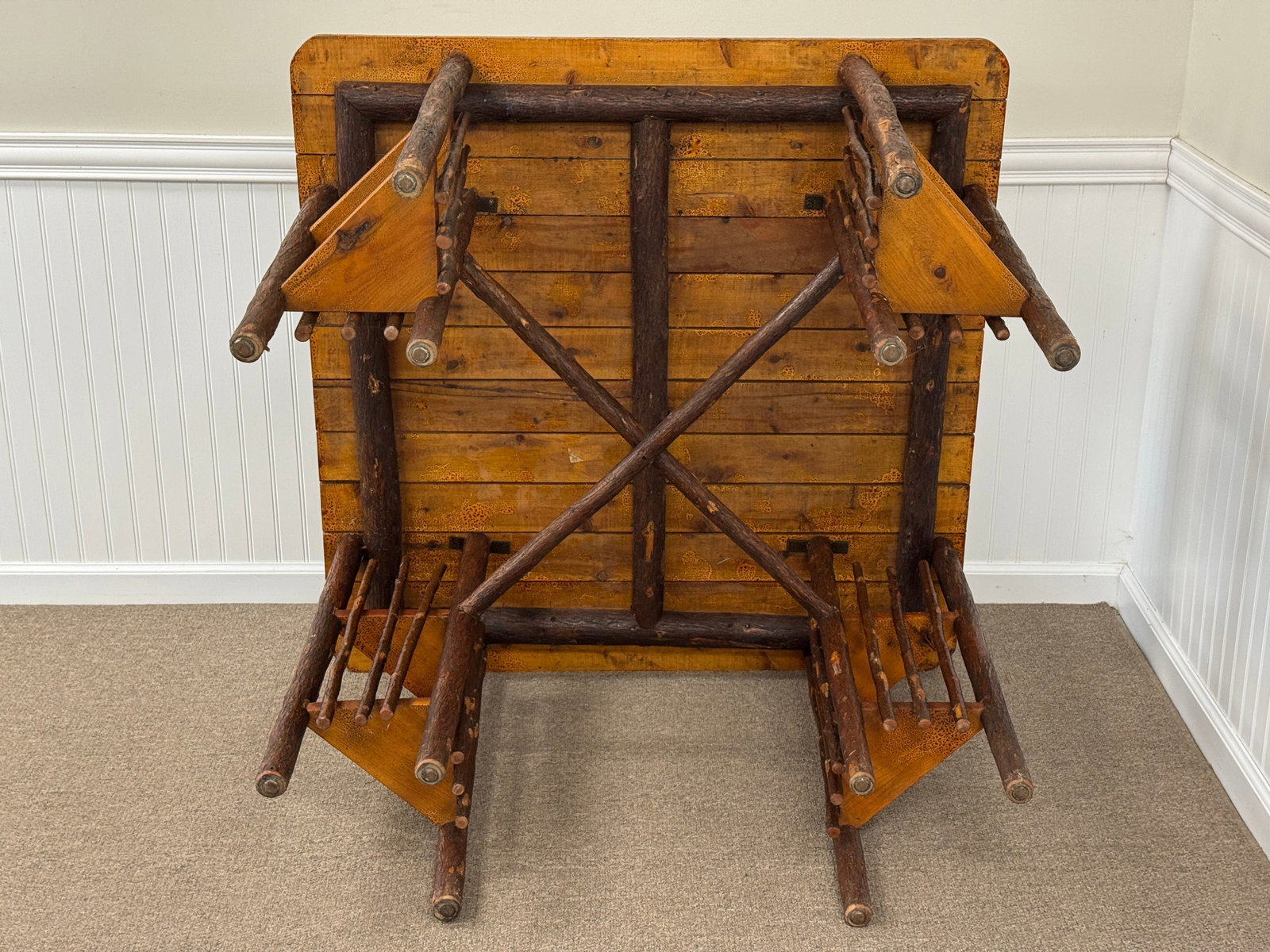 Adirondack Rustic Red Cedar Table - 3