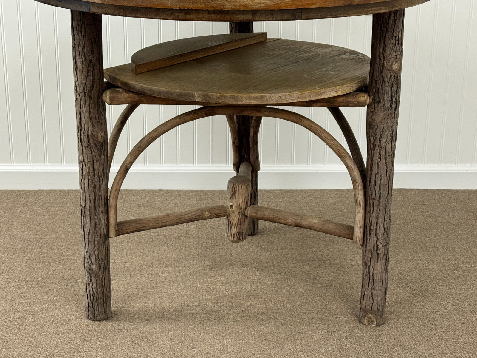 Old Hickory 36" Round Table - 2