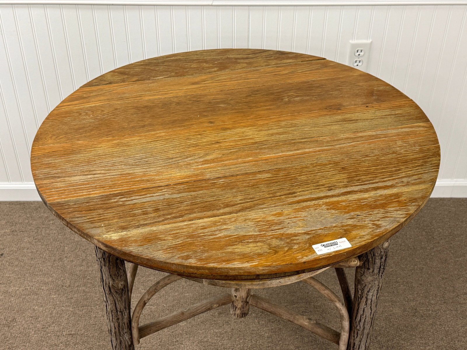 Old Hickory 36" Round Table - 3
