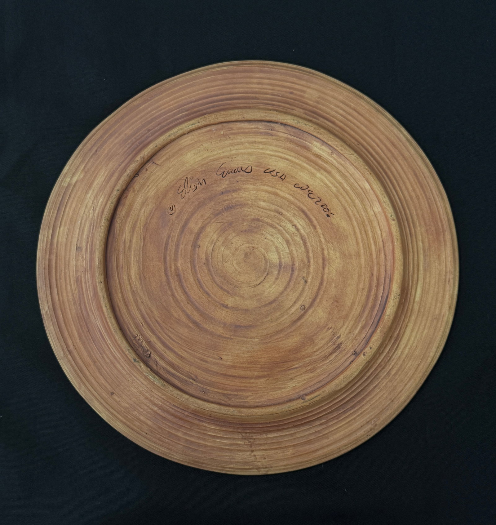 Ellen Evans Pine Cone Pattern Pottery Dishes - 3