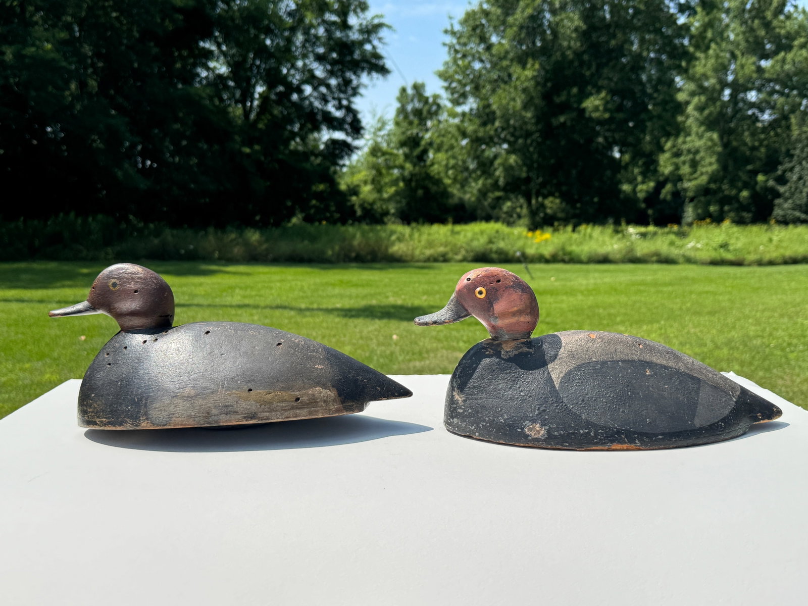 2 William Rundle Redhead Duck Decoys (1 of 6)