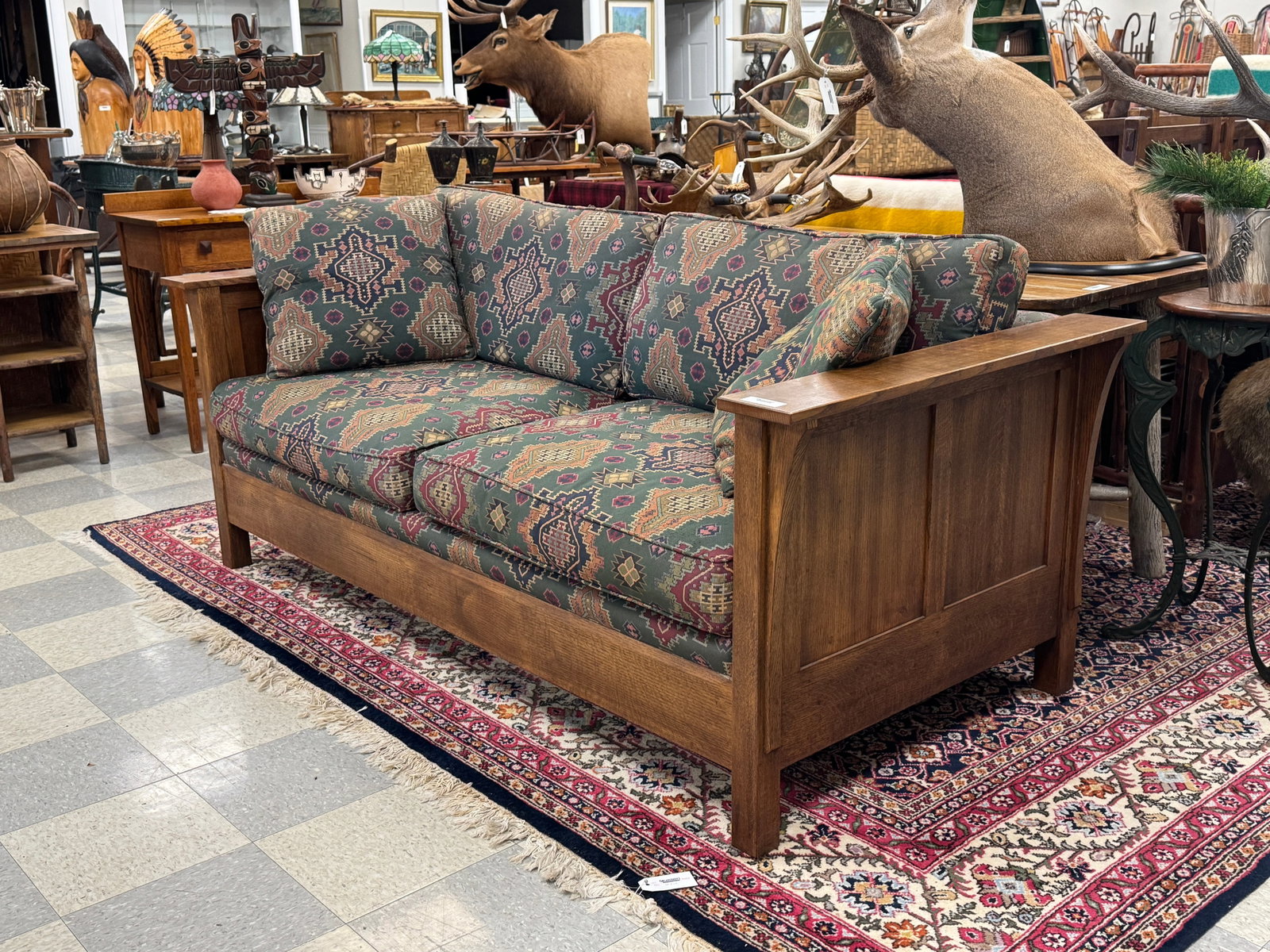 Stickley Even Arm Sofa (1 of 6)