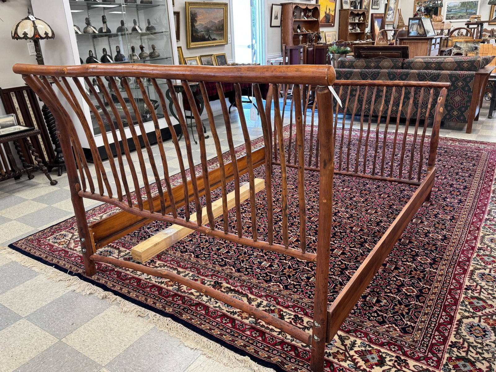 Old Hickory Style Bed - 2