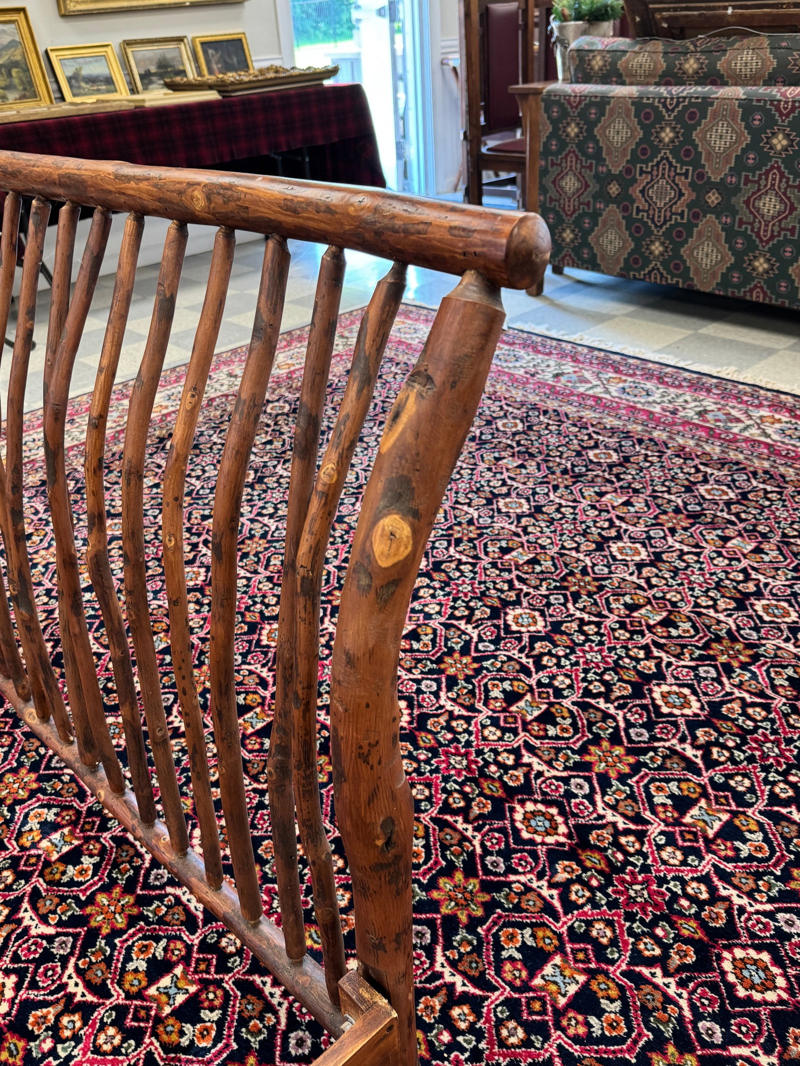 Old Hickory Style Bed - 3
