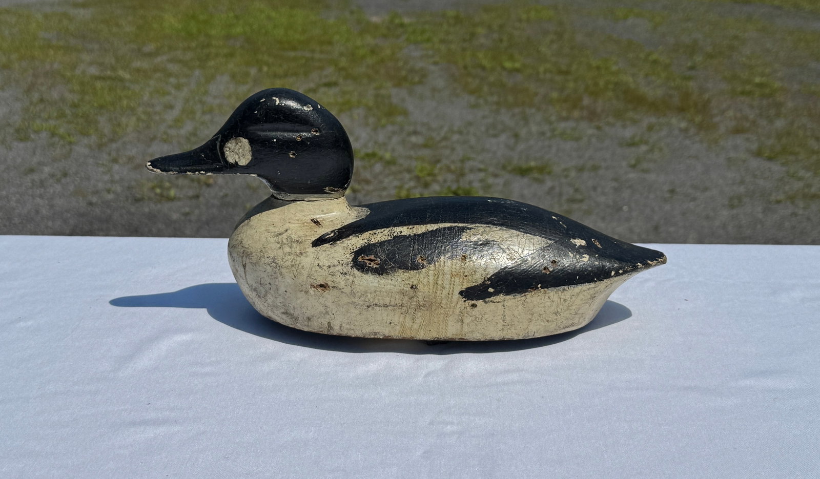 Alex Bay Drake Whistler Duck Decoy: From the Andrew Schuler Collection.