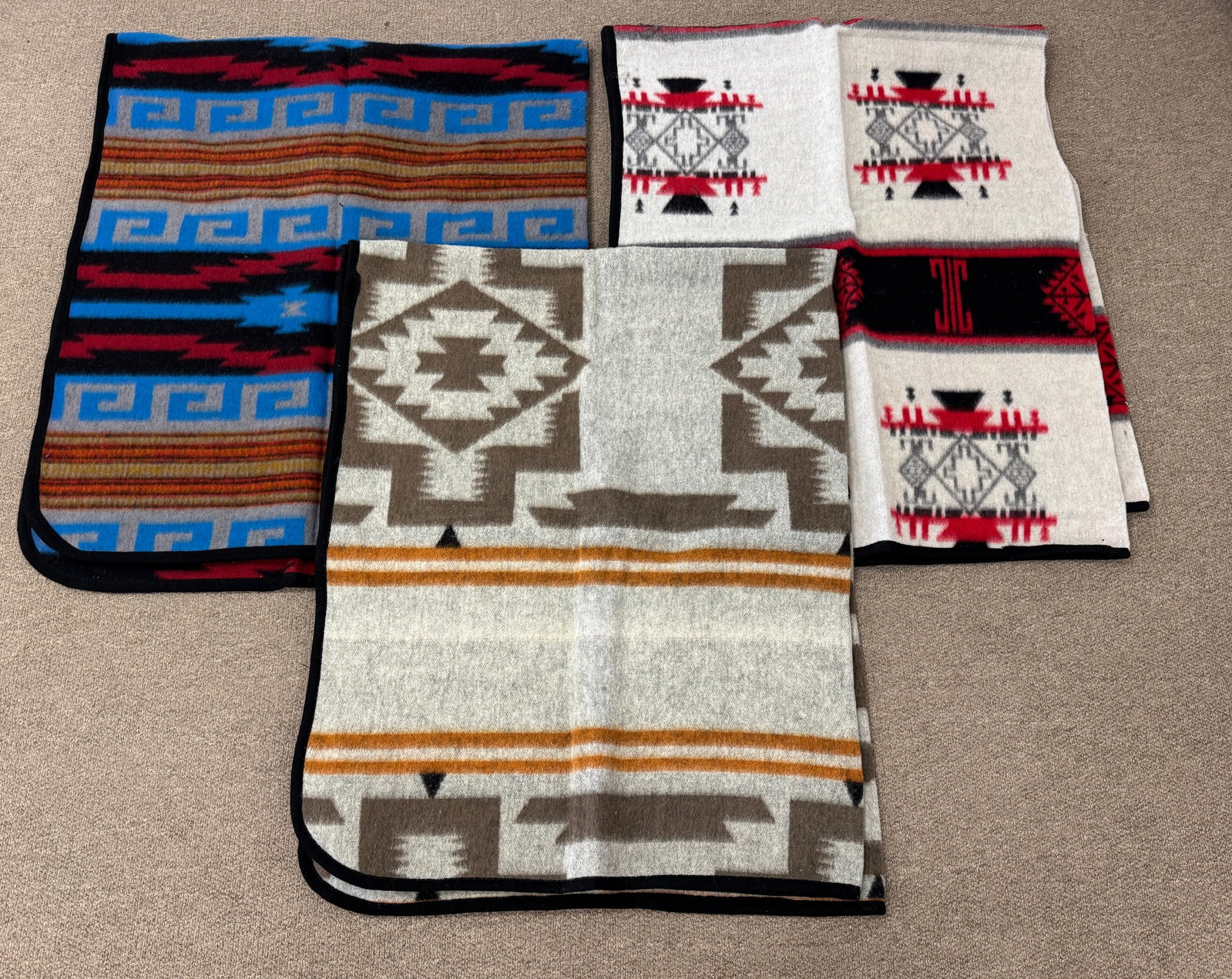 3 Southwestern Camp Blankets (1 of 3)