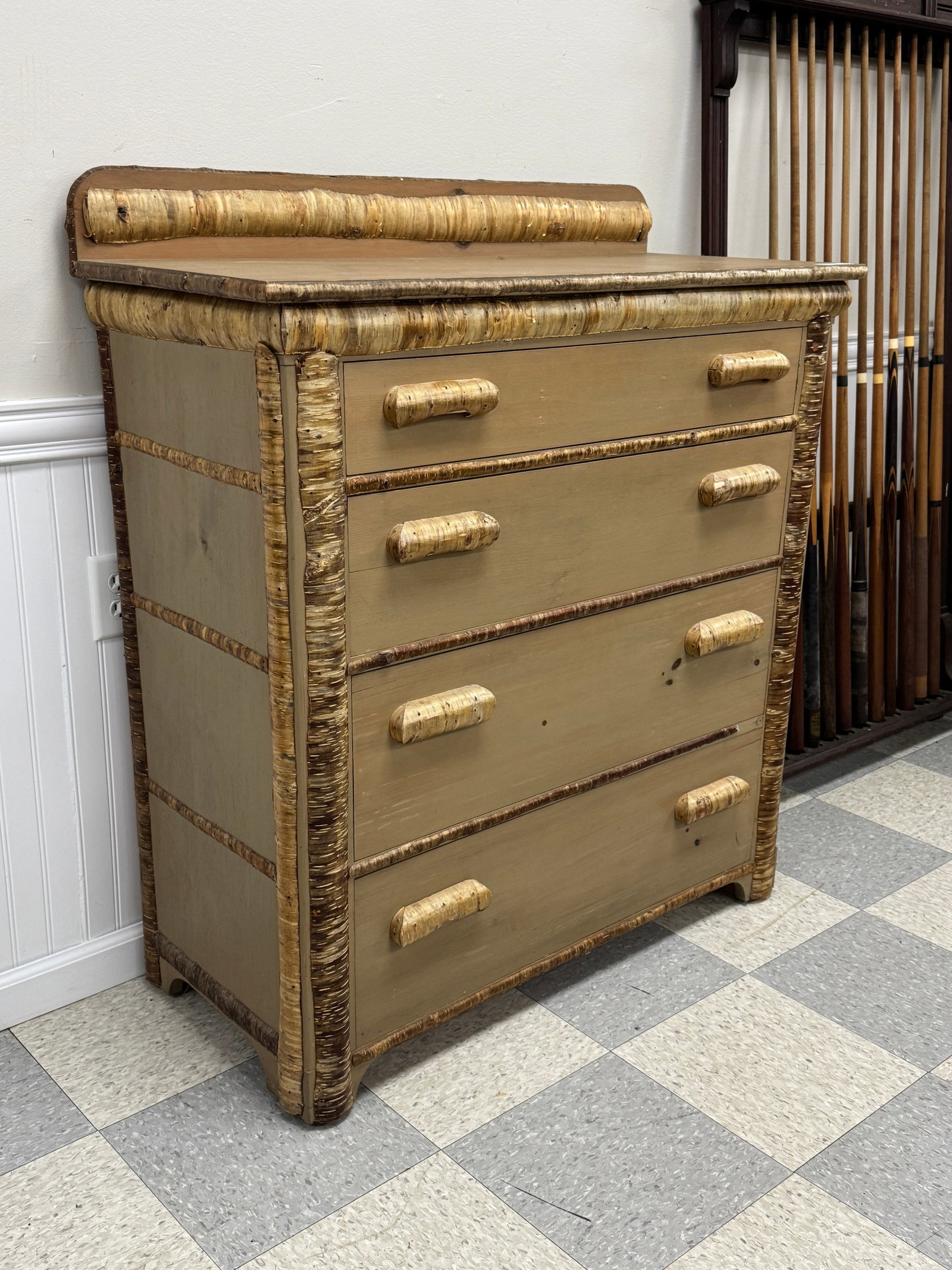 Adirondack Rustic Dresser with Yellow Birch Trim (1 of 5)