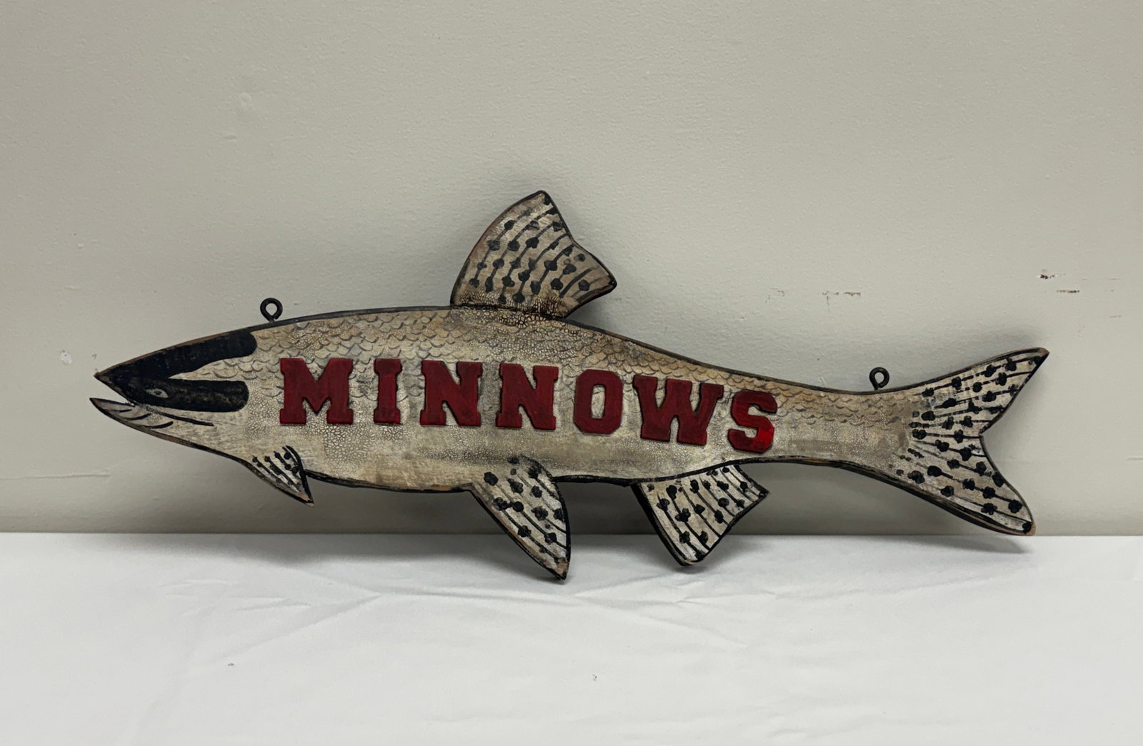 Fish Cutout Minnows Trade Sign (1 of 3)