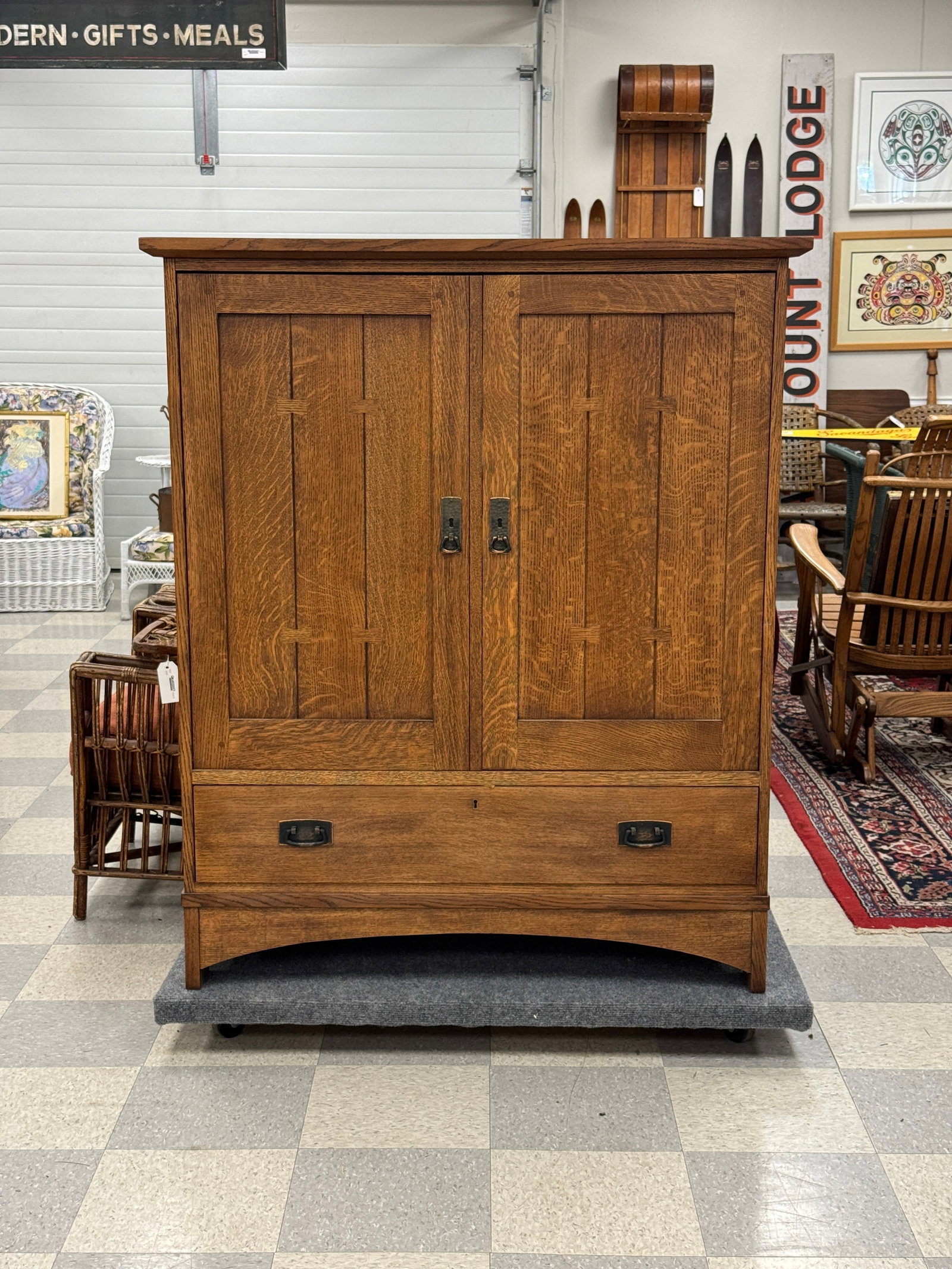 Contemporary Stickley Cabinet (1 of 6)