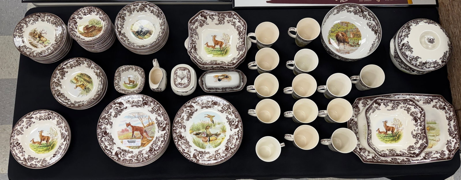 Spode Woodland Pattern China - 90 Pieces (1 of 8)
