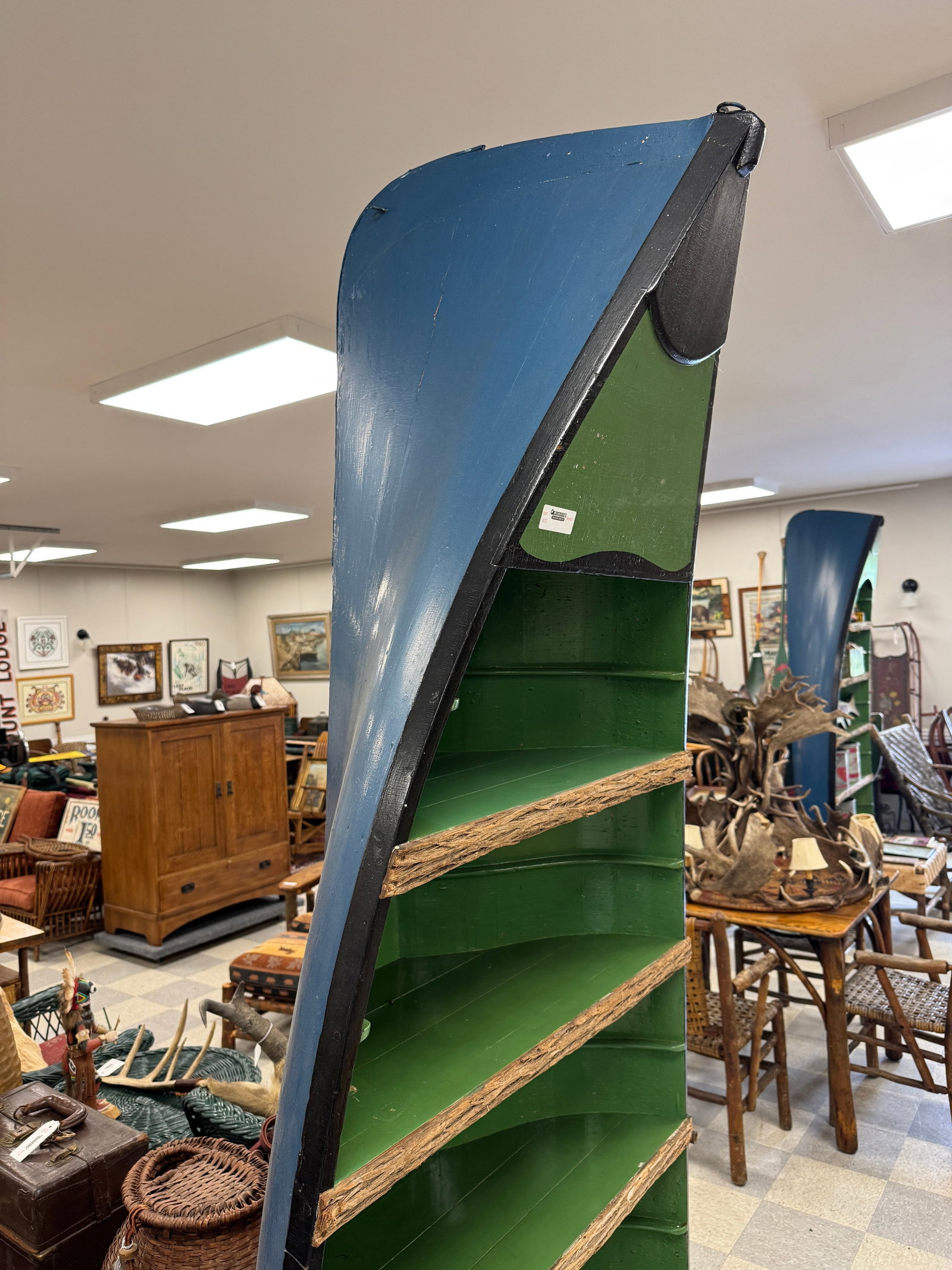 Adirondack Guideboat Display Shelf - 2